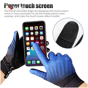 Gants de cyclisme personnalisés en daim neufs, à doigts entiers, antidérapants, imperméables, avec fermeture auto-agrippante pour le motocross et la moto tout-terrain - Product Image 4