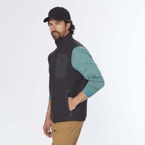 Chaleco polar forrado de Sherpa para hombre para uso en exteriores-Cálido y cómodo para clima frío - Product Image 4