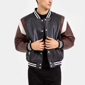 Veste de baseball d'hiver en laine 100% de haute qualité, vêtements pour hommes, fabricant de vestes de baseball personnalisées, veste universitaire pour l'école - Product Image 3