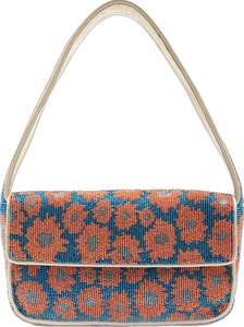 Sac bandoulière en tissu brodé avec sangle à boucle - Product Image 5