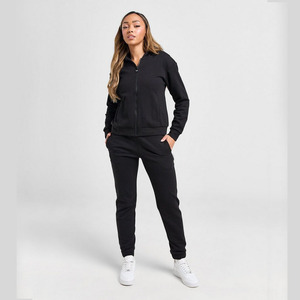 Conjunto Deportivo de Felpa para Mujer, Nuevo Modelo 2025, con Logotipo Personalizado, Ecológico, 100% Algodón, Transpirable, para Tallas Grandes, Otoño - Product Image 1