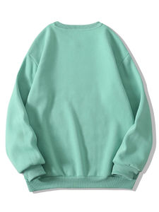 Haut à manches longues col rond pour femme Automne Hiver Ample Confortable Doux Sweat en modal Respirant Décontracté Vêtement de sport Taille plus - Product Image 2