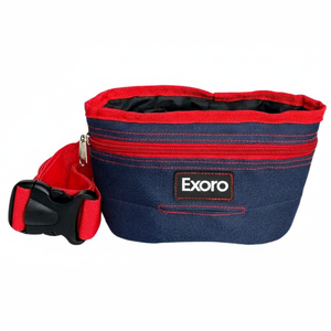 Exoro Apparels Pochette pour friandises pour animaux de compagnie en polyester écologique imperméable classique manuelle pour chiens et chats Pochette de ceinture de formation portable - Product Image 2