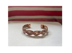 Bracelet magnétique torsadé tendance pour soulager la douleur, bracelet de thérapie magnétique de créateur en gros - Product Image 4