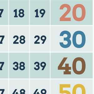 Affiche éducative pour enfants de 1 à 100, affiche de mathématiques pour enfants - Product Image 3