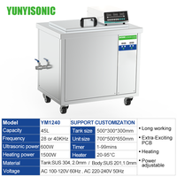 Machine de nettoyage ultrasonique Yunyisonic 28 kHz haute performance avec filtration pour pièces automobiles, moules et composants industriels