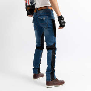 Pantalon de moto D-Ride, jean de course, haute élasticité, respirant, séchage rapide, design pour homme, manches longues, confort de conduite en moto, meilleur choix - Product Image 6