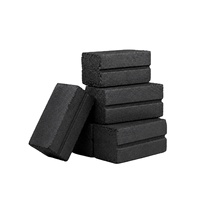 Charbon de coco 100 % naturel en briquettes pour chicha et narguilé, qualité supérieure, en forme de Nuvo