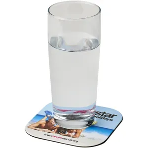 Sottobicchiere Promozionale Sostenibile Brite-Mat, Strumento di Merchandising Ecologico - Product Image 1