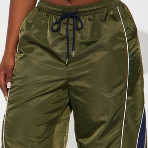 Reflective Piping Windbreaker Pants Waterproof Joggers Streetwear Track Pants Lightweight Outdoor <b>Sport</b> <b>Trousers</b> Unisex - Product Image 4