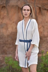 2025 New Plain Mini Length <b>Kimono</b> Bathing Swim Cover Ups Casual Resort Wear Holiday Bohemian <b>Kimonos</b> for <b>Women</b> - Product Image 4