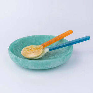 Service de couverts fait main en résine avec poignées brillantes en cristal parfait pour une table à manger de luxe et un choix unique de cadeau pour la maison - Product Image 6