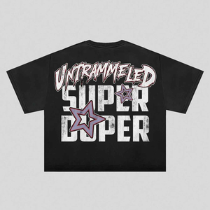 เสื้อยืดโอเวอร์ไซส์ DTG DTF สกรีนลายกราฟิก สตรีทแวร์ ผ้าฝ้าย แขนสั้น สไตล์ลำลอง สำหรับผู้ชาย ขายส่งจากโรงงาน - Product Image 2