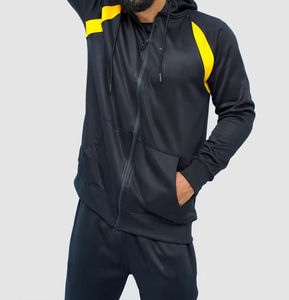 2025 gros décontracté vêtements de sport pour hommes Jogging survêtements fermeture éclair hommes formation survêtement Polyester survêtements pour hommes - Product Image 6