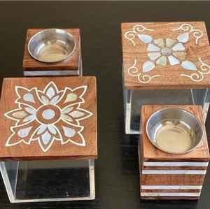 Royal Crescent Pearl Treasure New Design Lacquer <b>Decorative</b> Acrylic Food <b>Storage</b> <b>Box</b> Hand Inlaid Mother Pearl Wooden Lid Festive - Product Image 1