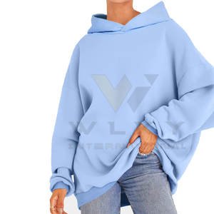 Sweats à capuche surdimensionnés pour femmes pour adultes Slim Fit Cotton Polyester Design personnalisable pour l'hiver - Product Image 1