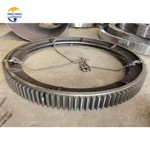 China 2023 hot sale low price gear ring large diameter iron outer gear ring with 24 teeth girth gear
