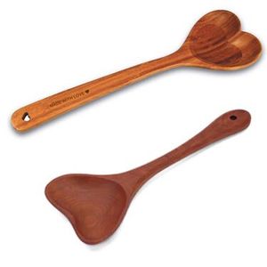 Diseño de lujo profesional Mango hueco resistente Utensilios de cocina para barbacoa Utensilios de cocina de madera de silicona - Product Image 1