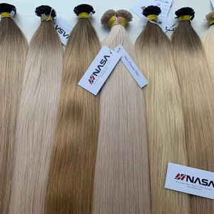 Cheveux vietnamiens bruts tendance chaude 2025 kératine pointe plate Extension de cheveux humains prix de gros usine - Product Image 1