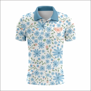 OEM Logo Personnalisé Imprimé Floral Polo De Golf Hommes Polyester Maillot Respirant Décontracté À Manches Courtes Plus La Taille Hawaii Poloshirts - Product Image 5