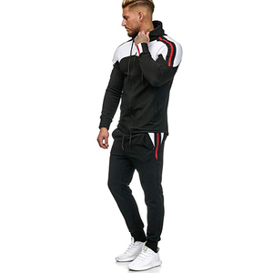 Survêtements matériel de qualité basiques vente entière pull à capuche ensembles costumes décontractés personnalisés sweats à capuche hommes ensemble meilleur Style hiver arrivée - Product Image 1