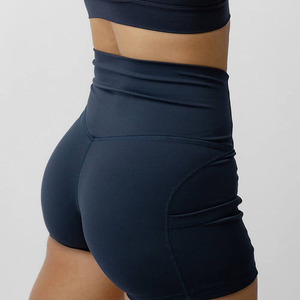 Nouveau chaud femmes bout à bout Yoga tenues sport Gym entraînement Shorts de course Logo personnalisé vêtements de sport Gym exercice Shorts - Product Image 3
