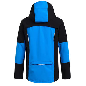 Fabrication sur mesure veste de survêtement en toile décontractée imperméable et respirante polyester spandex nylon softshell à fermeture éclair complète de haute qualité - Product Image 6