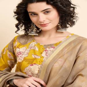 Kurti acampanado bordado de rayón con juego de 2 piezas elegante Palazzo a juego para uso étnico y diario - Product Image 2