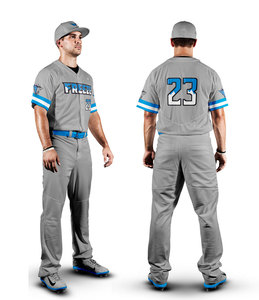 Kits de uniformes de béisbol de diseño personalizado OEM, tela duradera cómoda con logotipos sublimados impresos para equipos y clubes - Product Image 1