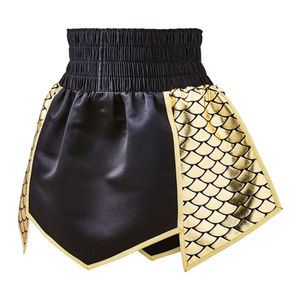 Shorts de Muay Thai de haute qualité, vente chaude, fabrication OEM, shorts de boxe personnalisés, shorts de MMA fabriqués en usine, shorts de kickboxing thaïlandais pour hommes - Product Image 5