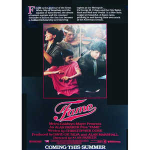 Póster Fame con Marco Negro para Decoración de Pared - Product Image 1