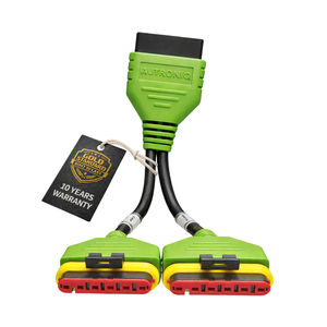 Cable adaptador de diagnóstico profesional Autroniq AC014 Benelli OBD2 de 16 pines a dos adaptadores de diagnóstico para motocicleta de 6 pines - Product Image 1