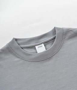 Camiseta Cuadrada de Algodón Orgánico en Blanco al por Mayor con Logotipo Personalizado para Hombre, Camisetas de Cuello Redondo de Alta Calidad 100% para Serigrafía - Product Image 3