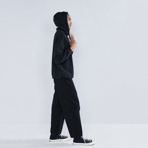 Sweats à capuche oversize unis, streetwear, personnalisables, en polyester et coton, impression 3D pour hommes - Product Image 2