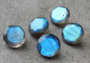 Wholesale Lavira IGI Certified 8mm Natural Blue Labradorite Loose Gemstones CA for Jewelry Making Custom Sizes Calibrated - Product Image 5