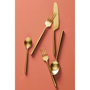 Juego de cubiertos de tamaño personalizado de diseño lujoso juego de cubiertos de comida hechos a mano de proveedor indio - Product Image 6