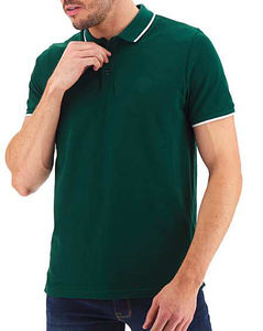 100% algodón hecho a medida/Jersey para Polos diseño de patrón sólido personalizado - Product Image 4