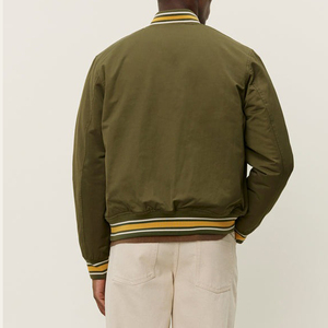 Chaqueta universitaria a la moda para hombre, chaqueta informal ajustada de béisbol universitario, chaqueta universitaria de béisbol Letterman de lana para hombre - Product Image 6