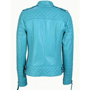 Cheap Price Premium Quality Custom Design Adult Size <b>Women</b> Genuine Leather <b>Jacket</b> Custom Made Quick Dry Leather <b>Jacket</b> For <b>Women</b> - Product Image 2