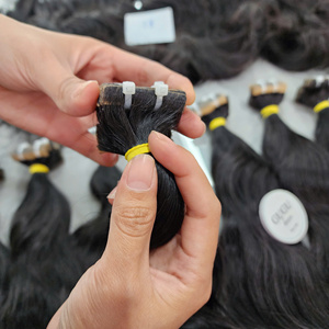 Extensiones de Cabello Vietnamita de Lujo 100% Alineadas con la Cutícula, Grado 12A Virgen, Cabello Natural Liso de Primera Calidad, Extensiones Adhesivas Invisibles, Ondulado Natural - Product Image 3