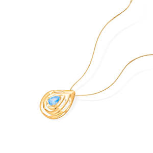 จี้เพชรซิคอนชุบทอง 18K ชุดเครื่องประดับสแตนเลสและทองแดงสุดหรู - Product Image 4