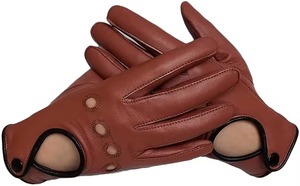 Gants de conduite professionnels de haute qualité personnalisables avec votre logo en cuir fin Prix haute qualité - Product Image 3