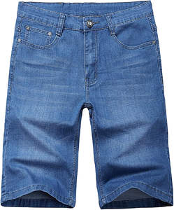 Pantalones cortos de tela vaquera de alta calidad OEM para hombre, fabricante de Pakistán, perfectos para ropa de gimnasio, estilo veraniego diario, moda informal, precio bajo 2025 - Product Image 5