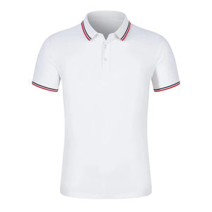 เสื้อโปโลสำหรับผู้ชายเสื้อโปโลผ้าฝ้าย100% ดีไซน์แฟชั่นล่าสุดปักโลโก้ไว้ด้านหน้า - Product Image 6