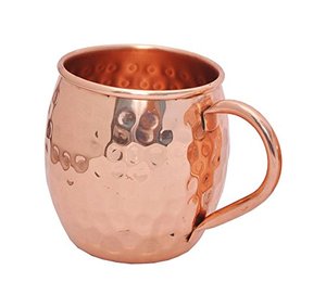 Luxury pure copper <b>mug</b> hammered handmade style ideal for Moscow Mule cocktails kitchen drinkware or bar decorative piece - Product Image 2