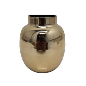 Decoración del hogar, florero metálico con acabado negro, forma personalizada, maceta, Metal jarrón de suculento, hogar, sala de estar decorativa - Product Image 2