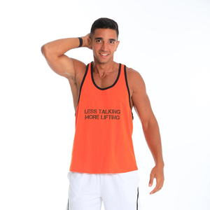 Customized <b>Men's</b> Gym Singlet <b>Tank</b> <b>Top</b> Breathable Cotton Polyester with New Design Various Colors and Sizes-Custom Manufacture - Product Image 5