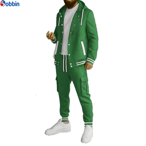 Conjunto Deportivo de Invierno para Hombre, de Alta Calidad, con Estampado, Chaqueta y Pantalón a Juego, Personalizable, Unisex - Product Image 1