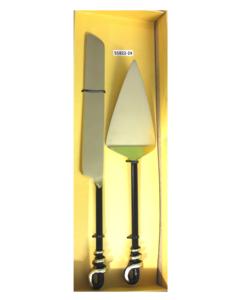 ชุดเค้กเซิร์ฟเวอร์สแตนเลสชุบนิกเกิลเงินพร้อมชุดเค้กจับค้อนในราคาขายร้อน - Product Image 6