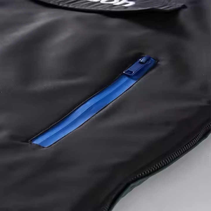 Veste coupe-vent de haute qualité pour hommes 100% toile de polyester nouveauté avec fermeture éclair pour les activités de plein air décontractées - Product Image 5